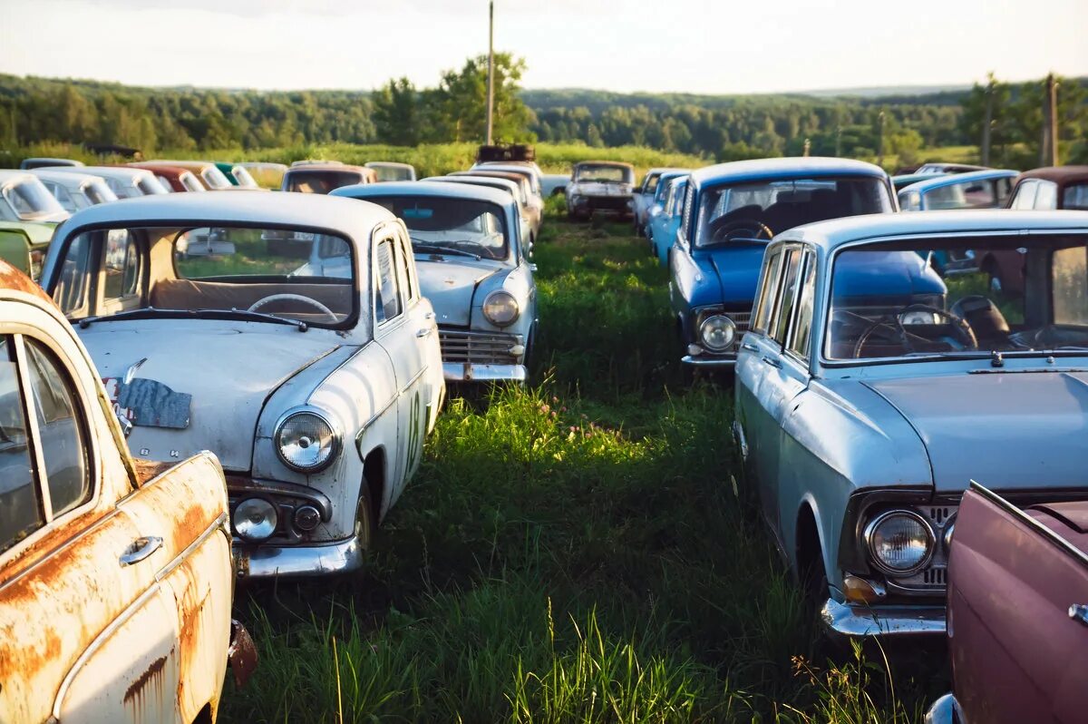 автомобилей под открытым небом