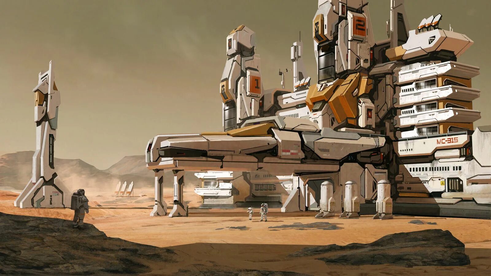 Mars colony. Space colony концепт арт. колония sci fi art. марс концепт арт. марсоход концепт арт.