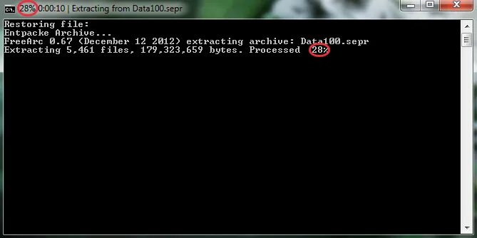 Не удается найти c temp. Freearc repack 1.0. не удаётся найти указанный файл freearc 0.67.
