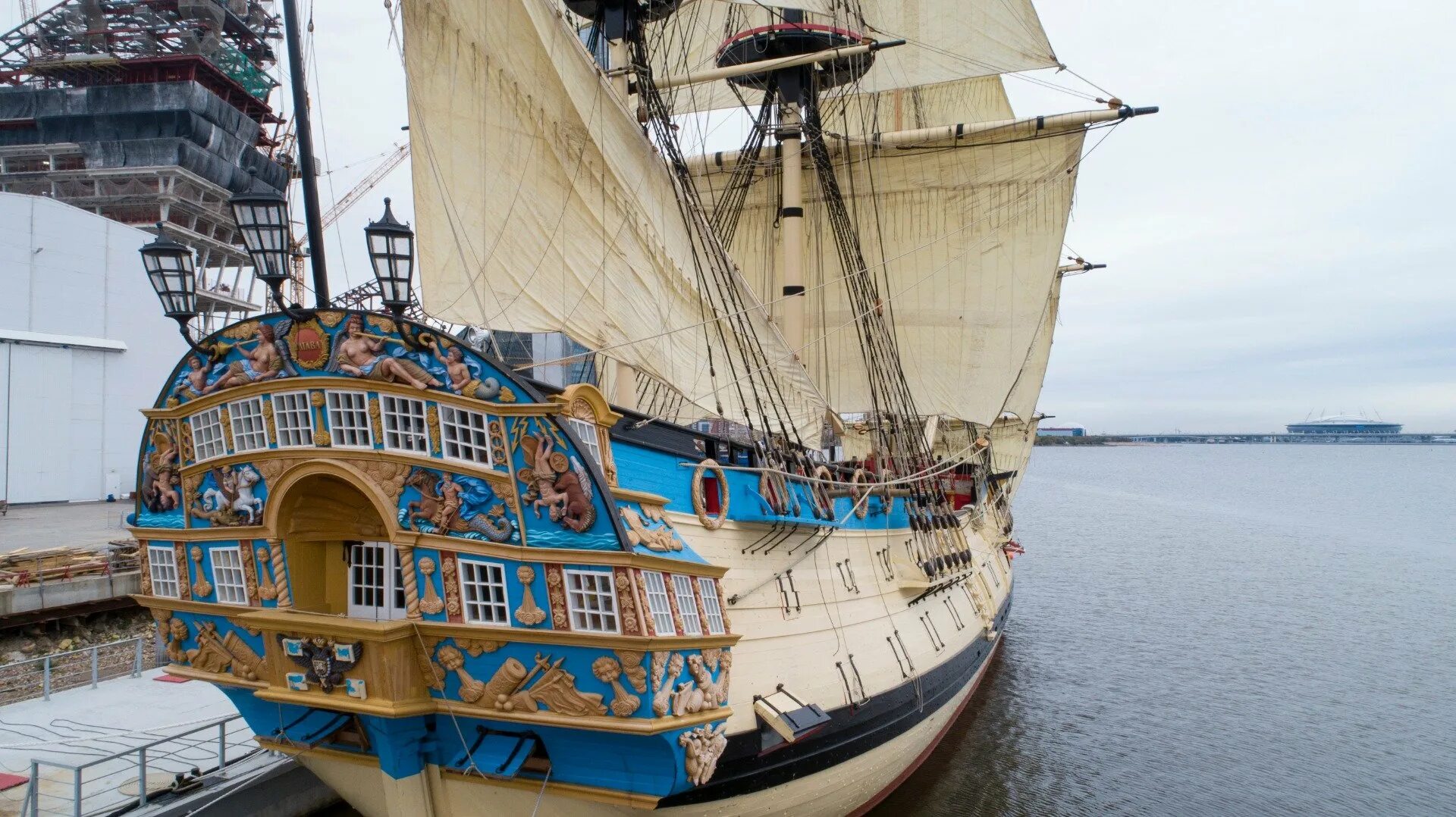 Где стоит полтава. Полтава линейный корабль, 1712. линкор полтава петра 1. корабль полтава петра 1.