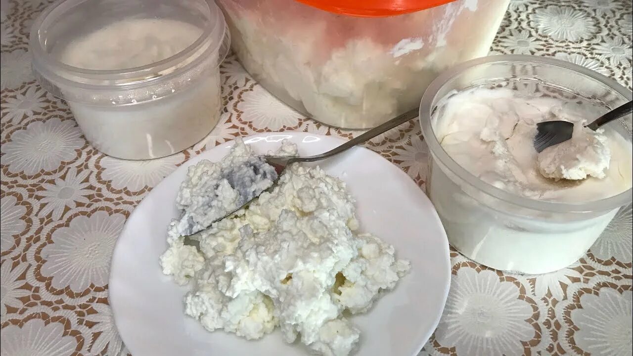 Как делать творог из сметаны
