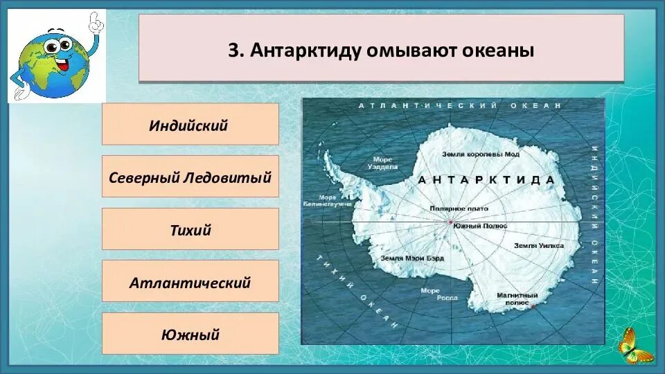 Положение антарктиды к океанам. Презентация на тему материк Антарктида. Океаны, омывающие материк Fynfh. Презентация по Антарктиде. Антарктида на карте.