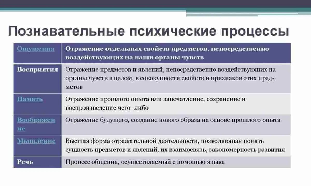 Психические процессы кратко. Познавательные психические процессы таблица. 1. Определение познавательных психических процессов и их особенности. Понятие Познавательные процессы. Познавательные психические процессы примеры.