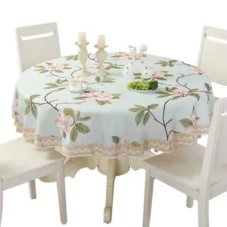 Круглые скатерти клеенки