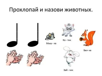 Ритмические игры для дошкольников с музыкой