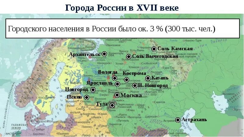 Городское население в 17 веке. Россия в XVII В.. Города 17 века в России. Город России 17в. Города Руси 17 век.