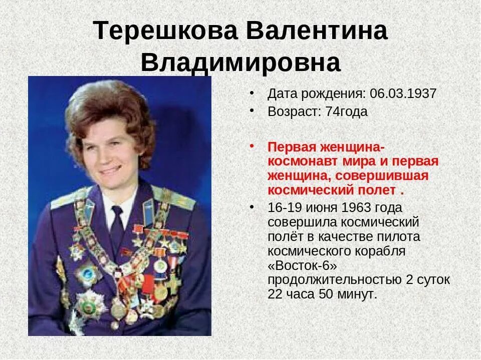 Каком году родился космонавт. Каком году родился космонавт