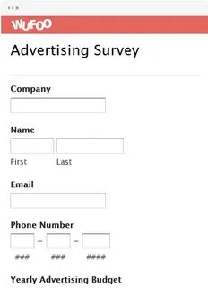 Survey form