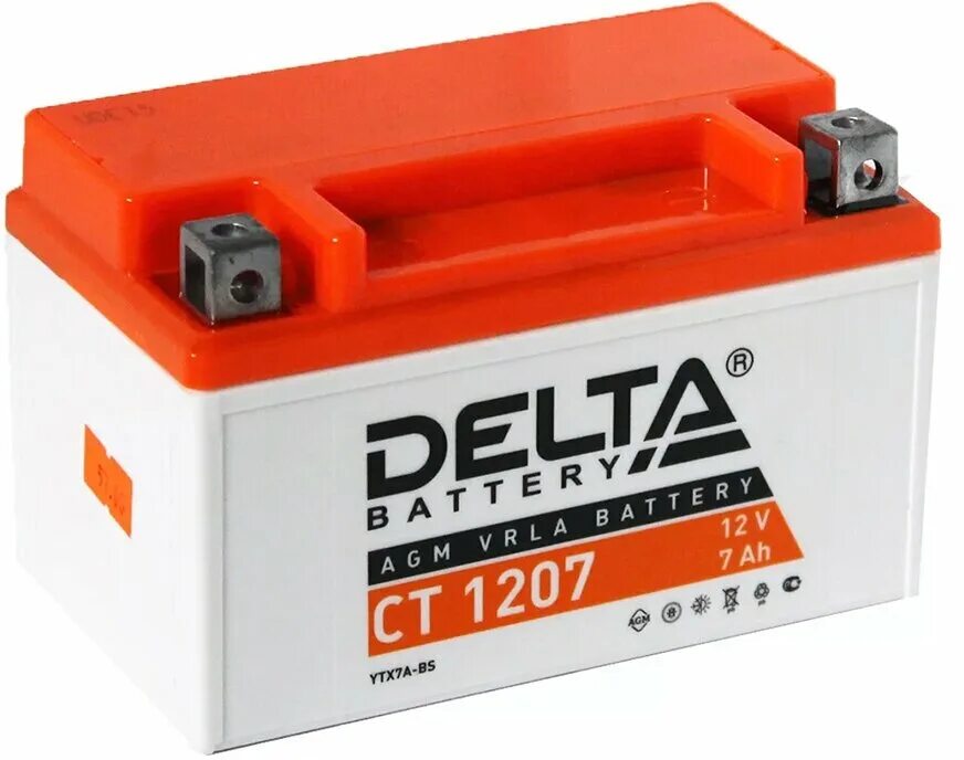 Аккумулятор для скутера 12. Аккумулятор дельта ст 1207. ytx7a-bs аккумулятор дельта. акб delta 12v. аккумулятор для скутера 7a delta.