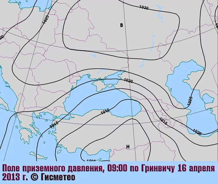 Карта циклона новороссийск