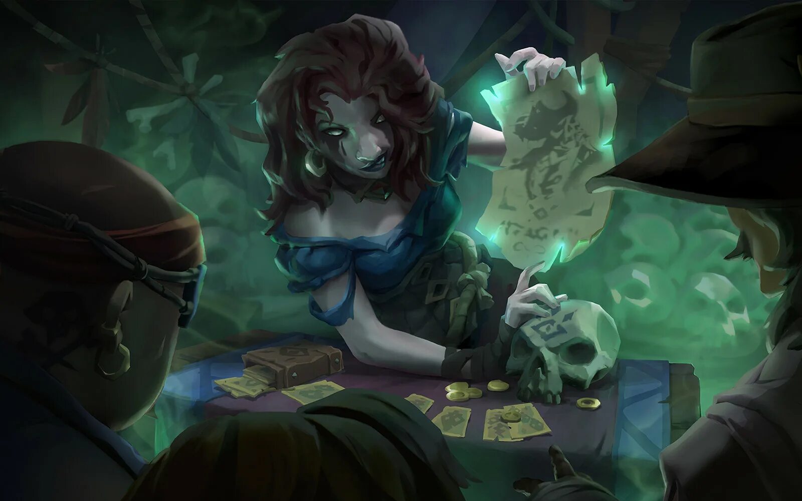 Three thieves thieves. Орден душ Sea of Thieves. Sea of Thieves Concept Art. Торговый Союз Sea of Thieves. Sea of Thieves арт.