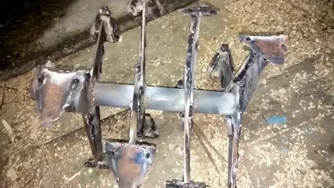 Мотоблок гусиные лапки видео