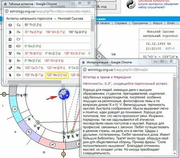 Натальная карта вика складчикова