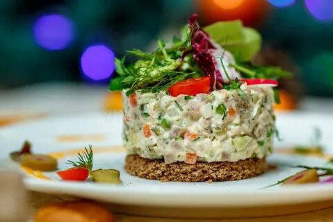 Рецепт классического оливье французский