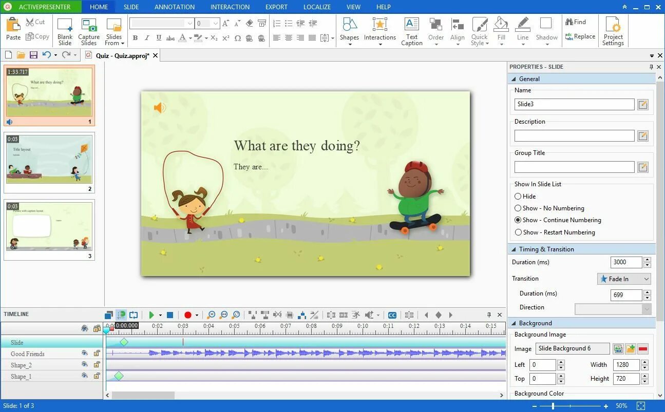 Interactive text