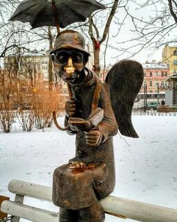 Ангел на лавочке санкт петербург