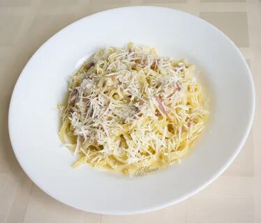 Вкусная карбонара сливки