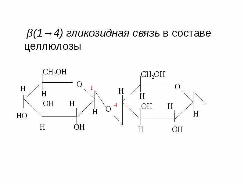 Связь 4 гликозидная. Лактоза Тип гликозидной связи. Мальтоза Тип гликозидной связи. Β(1-4)-гликозидной связи целлюлозы.. Тип гликозидной связи в молекуле целлюлозы.