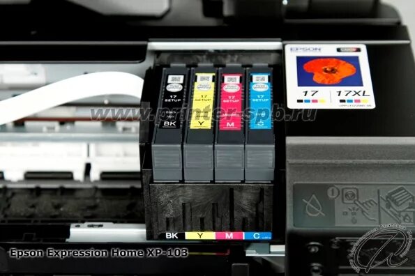 Epson xp 103. Принтер Эпсон хр 103. Epson xp103 картриджи. Картриджи на принтер Epson XP-33. Принтер Epson XP отделение картридж.