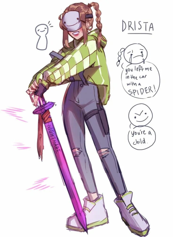 Drista x tommyinnit. Dream drista fanart. Сестра дрима. Dream x drista. Dream s sister.