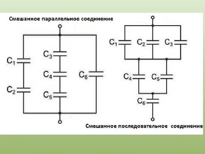 Последовательное соединение конденсаторов схема. Емкость конденсаторов при смешанном соединении. Конденсатор в конденсаторе это параллельное соединение. Смешанная схема соединения конденсаторов. Конденсаторы последовательное соединение конденсаторов.
