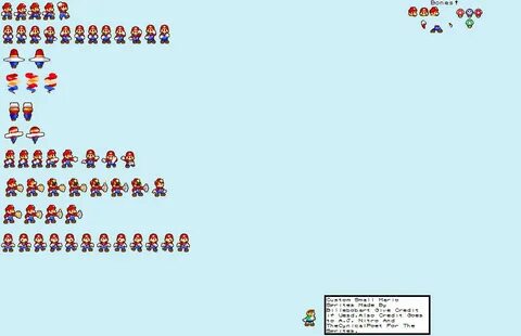 Mario sprites