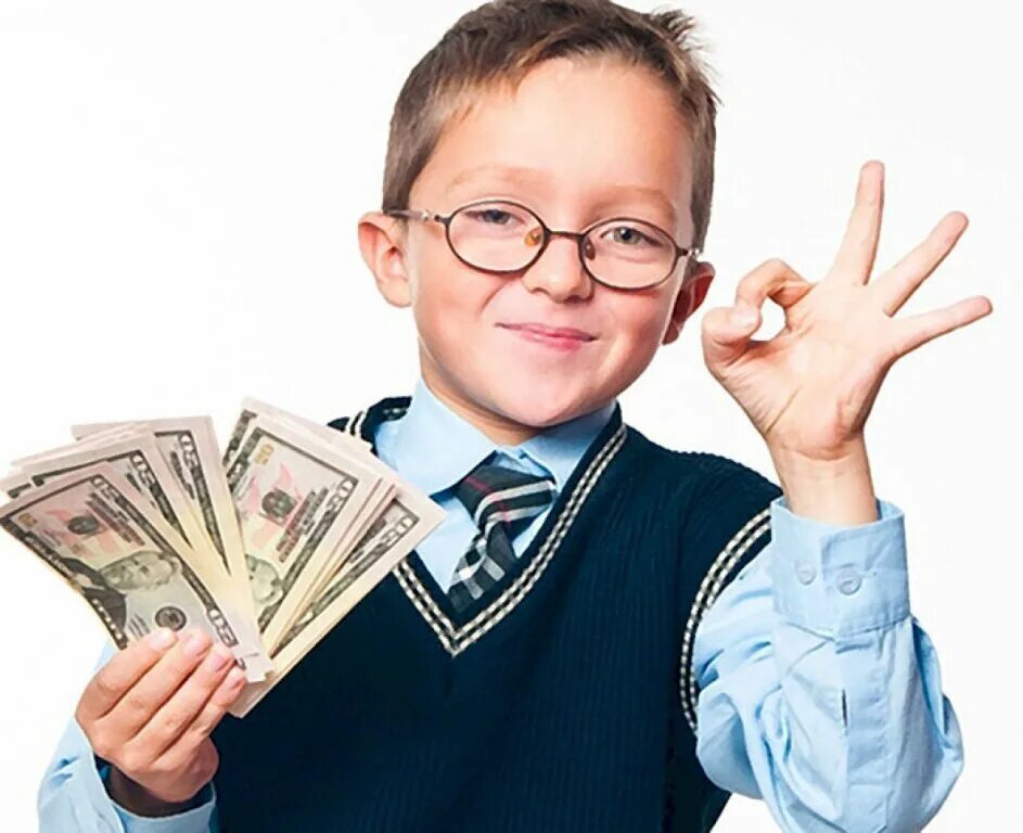 6 вопросов и деньги. Дети и деньги. Подросток с деньгами. Ребенок бизнесмен. Школьник бизнесмен.