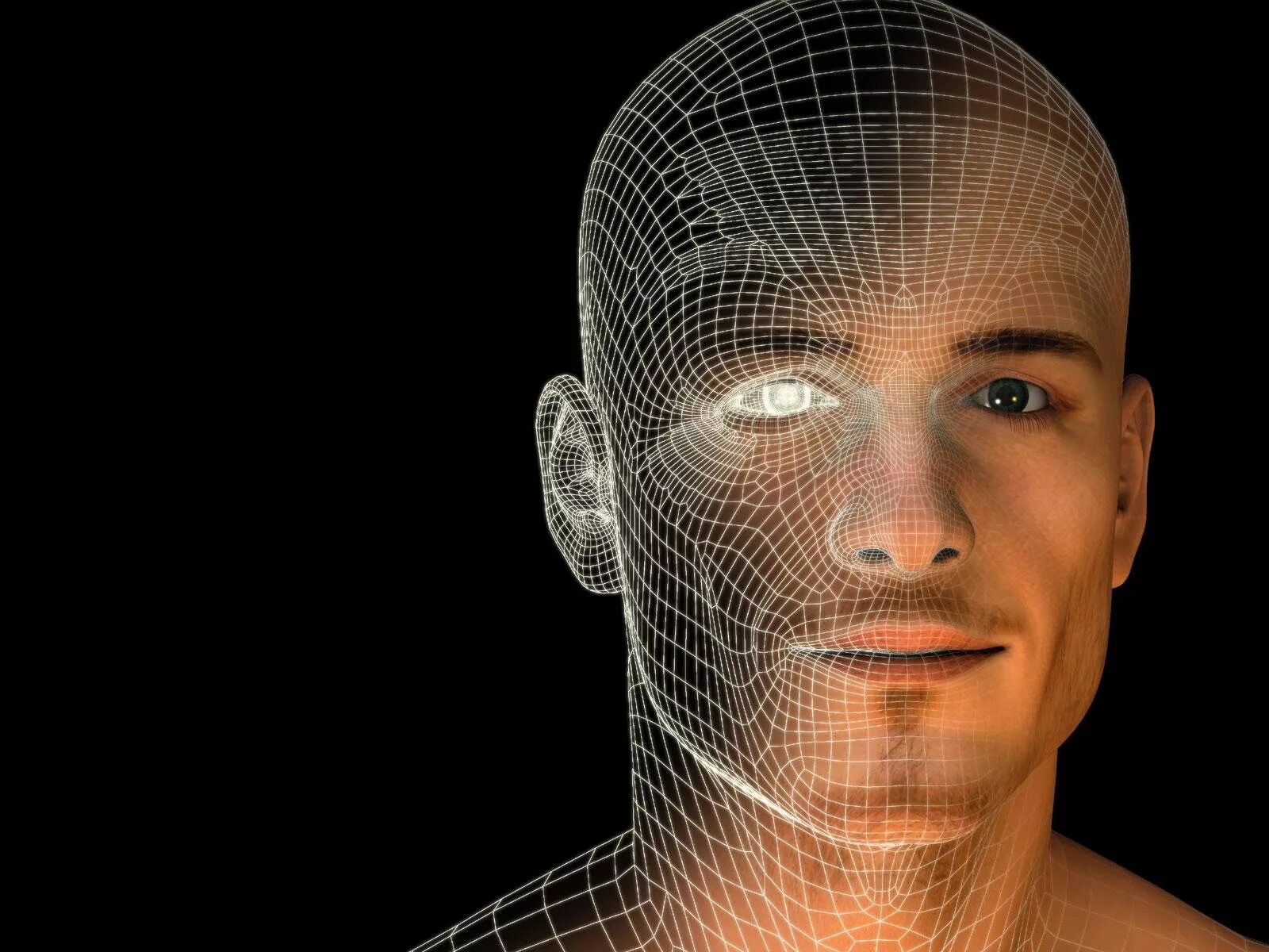 Искусственный интеллект для создания приложений. Лицо. Распознавание лиц. Трехмерная Графика. Лицо компьютерная Графика.