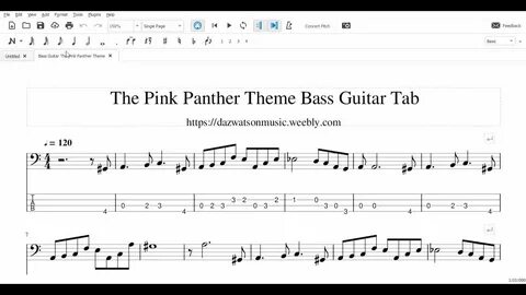 Bass tabs