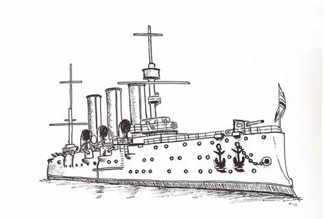 Крейсер рисунок