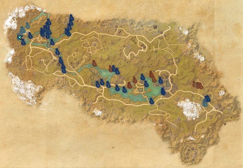 Рифтен teso. Teso гленумбра карта. Рыбалка teso. Алтарь вервольфов teso. Cyrodiil map teso.