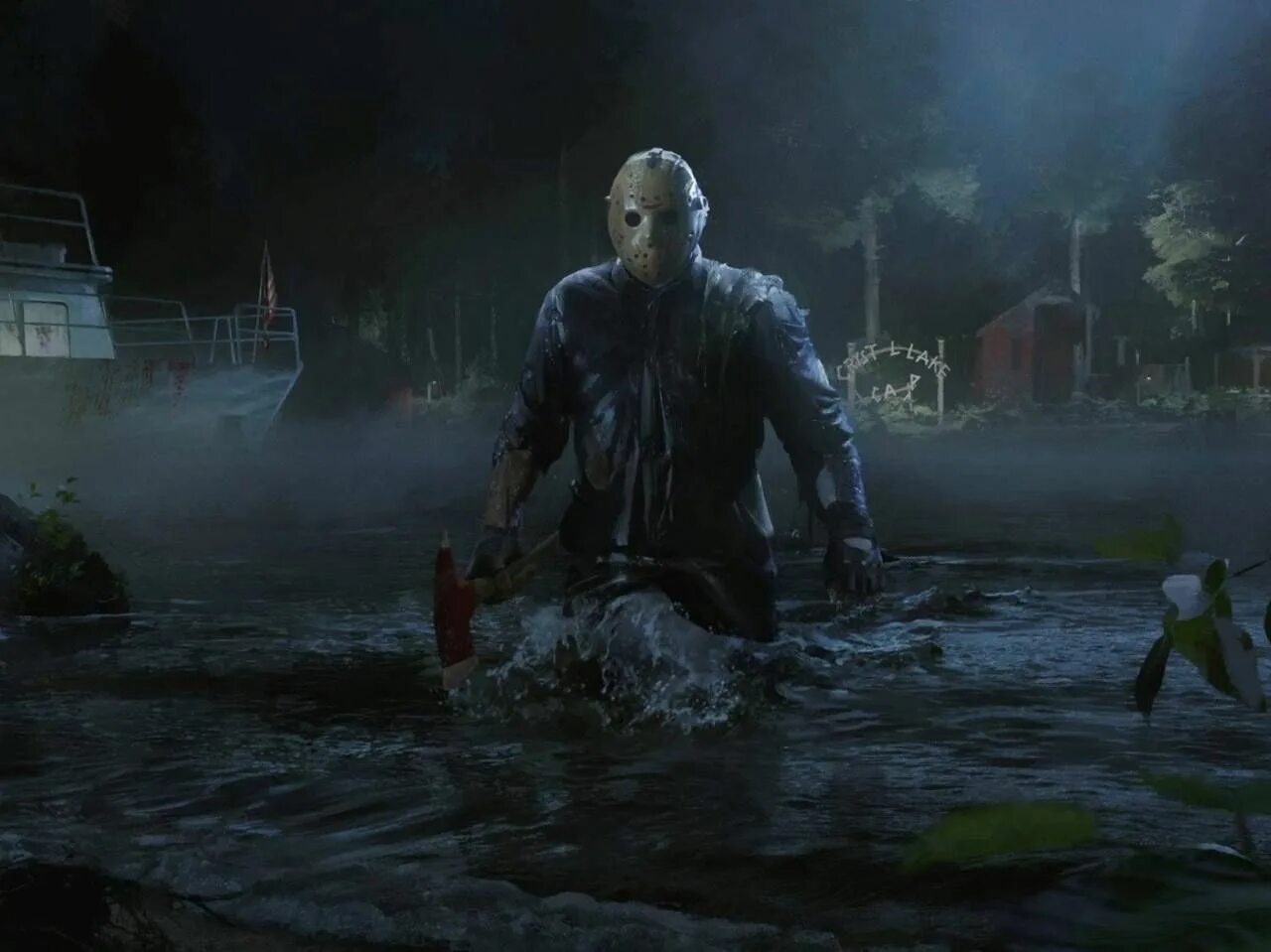 Пятница 13 е 1. Джейсон Вурхис хрустальное озеро. Джейсон Вурхиз (Friday the 13th: the game).