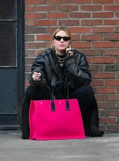 ASHLEY BENSON Out for a Smoke in New York 12/16/2021.