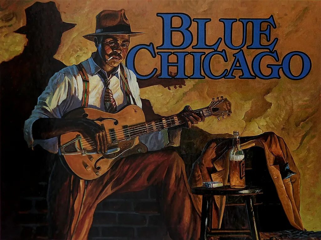 Azure chicago. Чикагский блюз. Chicago blue. Чикаго надпись. Chicago blues all-stars band.
