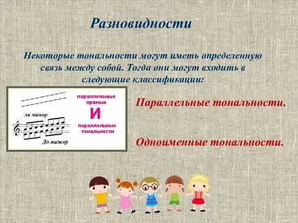 Параллельные тональности