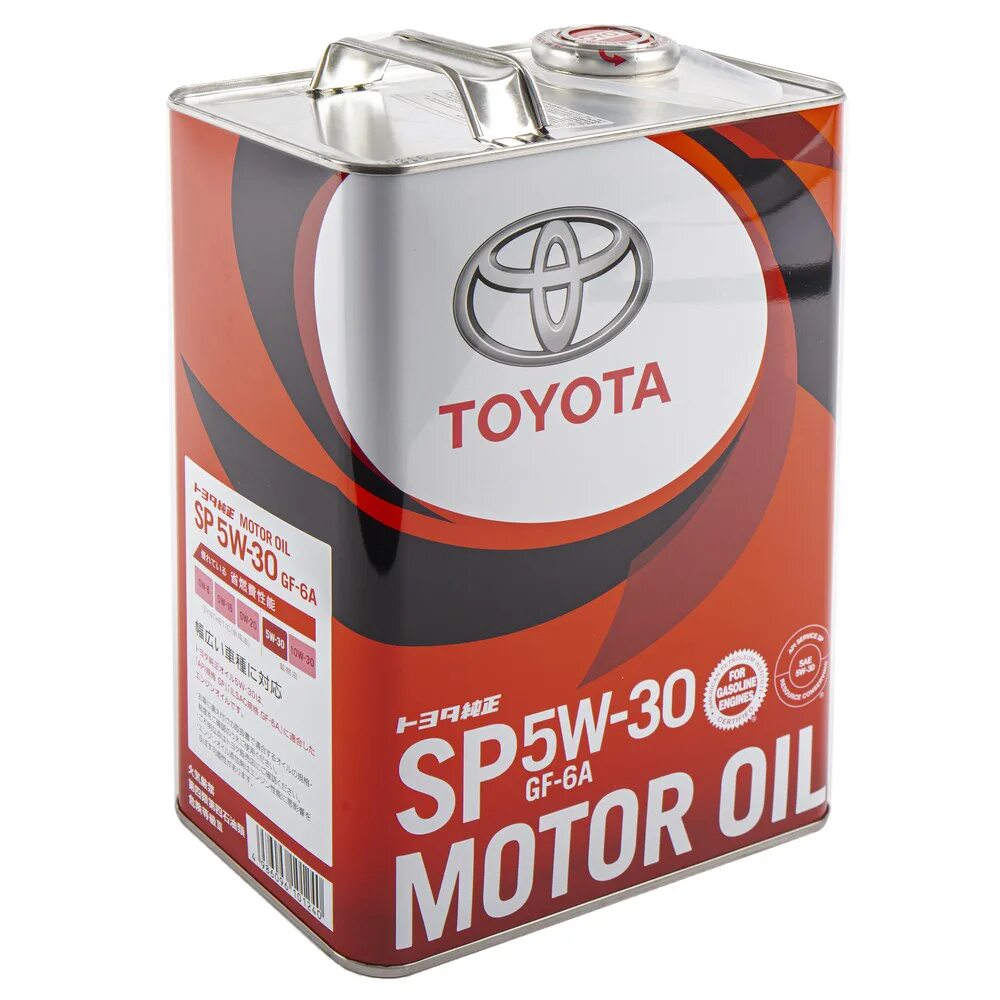 Gf 6a тойота. Toyota SN 5w-30. Тойота 5w30 4л. Toyota Motor Oil 5w-30. Тойота 5w30 SP.