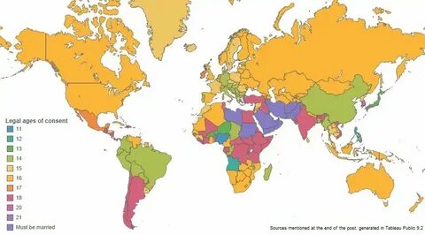 Возраст согласия 16 или 18