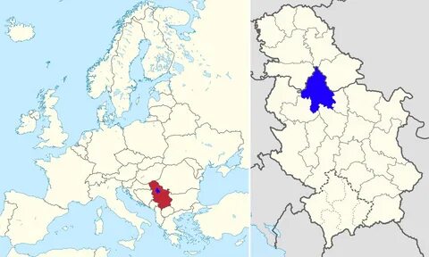 Сербия карта на русском границы