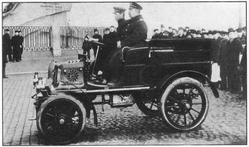 Автомобиль 1903 года. Грузовики бориса луцкого. русский автомобиль 1903 года. грузовик конструкции б.г. луцкого, 1901 год. автомобиль луцкого.