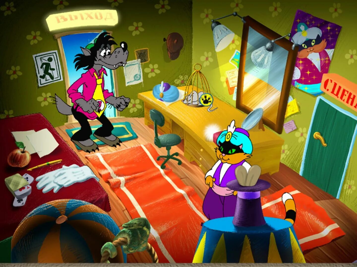 Поиграем в игру игра из мультиков. Игра &quot;ну, погоди!&quot;. игра ну погоди на компьютер. мультяшные игры. детская компьютерная игра.