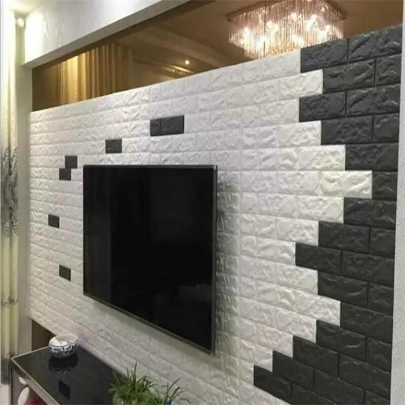 Стеновая панель кирпичики. 3d cамоклеющиеся панели &quot;кирпич оникс&quot; (brick beige-white). панели кирпичики на стену. декор кирпичики на стену. декоративные панели для стен кирпичики.