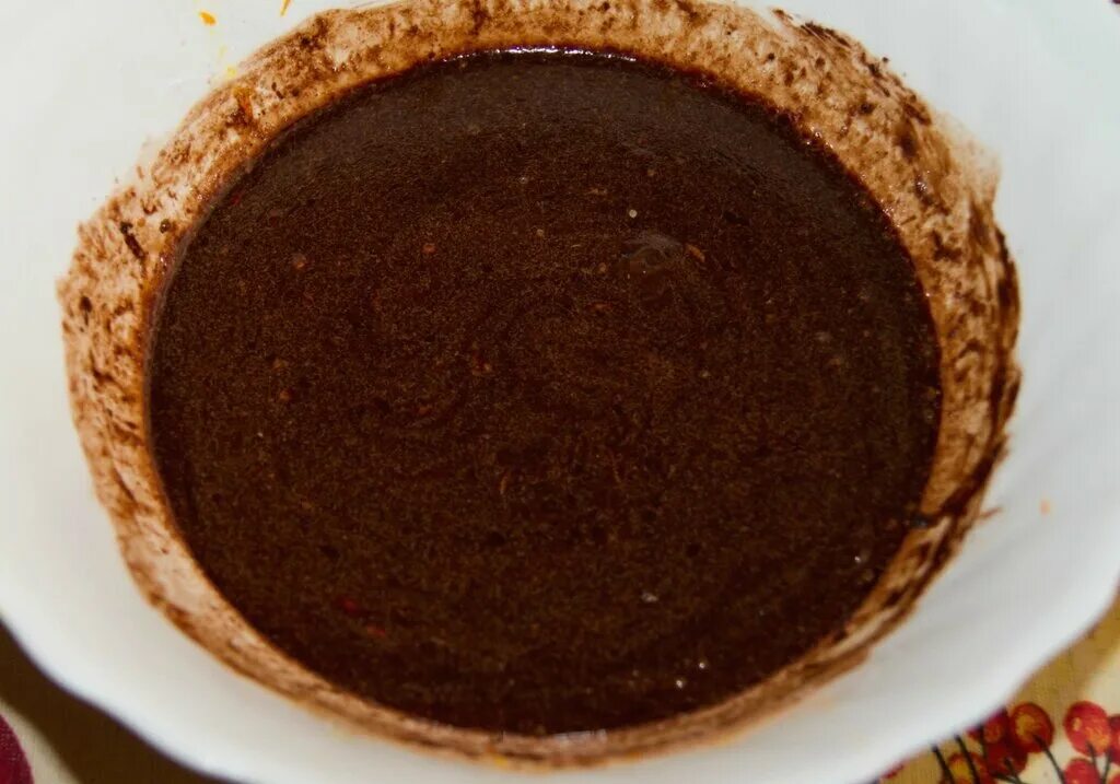 Простой шоколадный кекс с какао