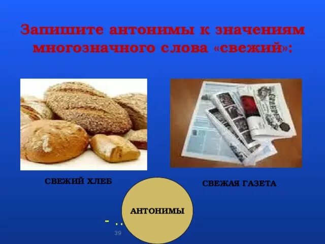 Свежая газета антоним. Антоним к слову свежая газета. Хлеб многозначное слово. Хлеб однозначное или многозначное слово. Синоним слова свежий ветер свежий хлеб