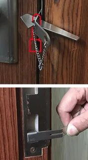 Закрыть дверь изнутри без замка