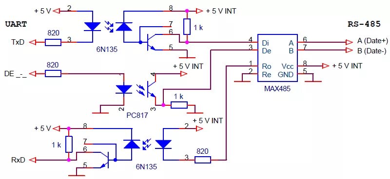 485 интерфейс с развязкой. Схема преобразователь интерфейса rs485- rs232. Гальваническая развязка rs485. Гальваническая развязка rs485 схема. 485 интерфейс с развязкой.