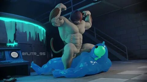 Meowscles visits Rippley... again 🐱 💦 ✨ 4K60 ✨ video link at 1750 likes ...