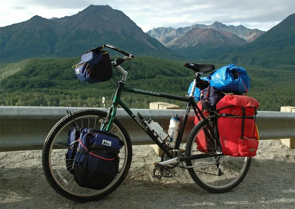 Bike travel. Trek MTB 1990. Touring Star Trekking. Туристический велосипед. Велосипед для туризма.