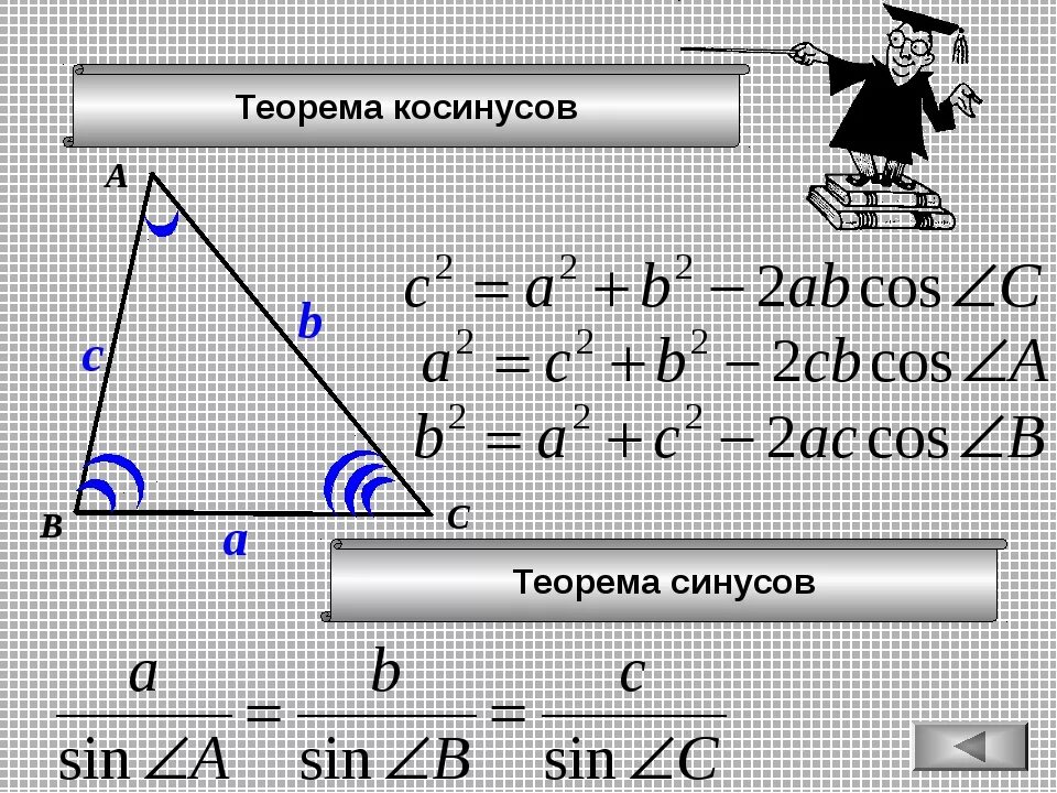 Задачи огэ на теорему синусов и косинусов. Теорема синусов и косинусов формулы. теоропе синусов и косинусов. теорема синус икосиносов. теорема чинусов и косинуса.