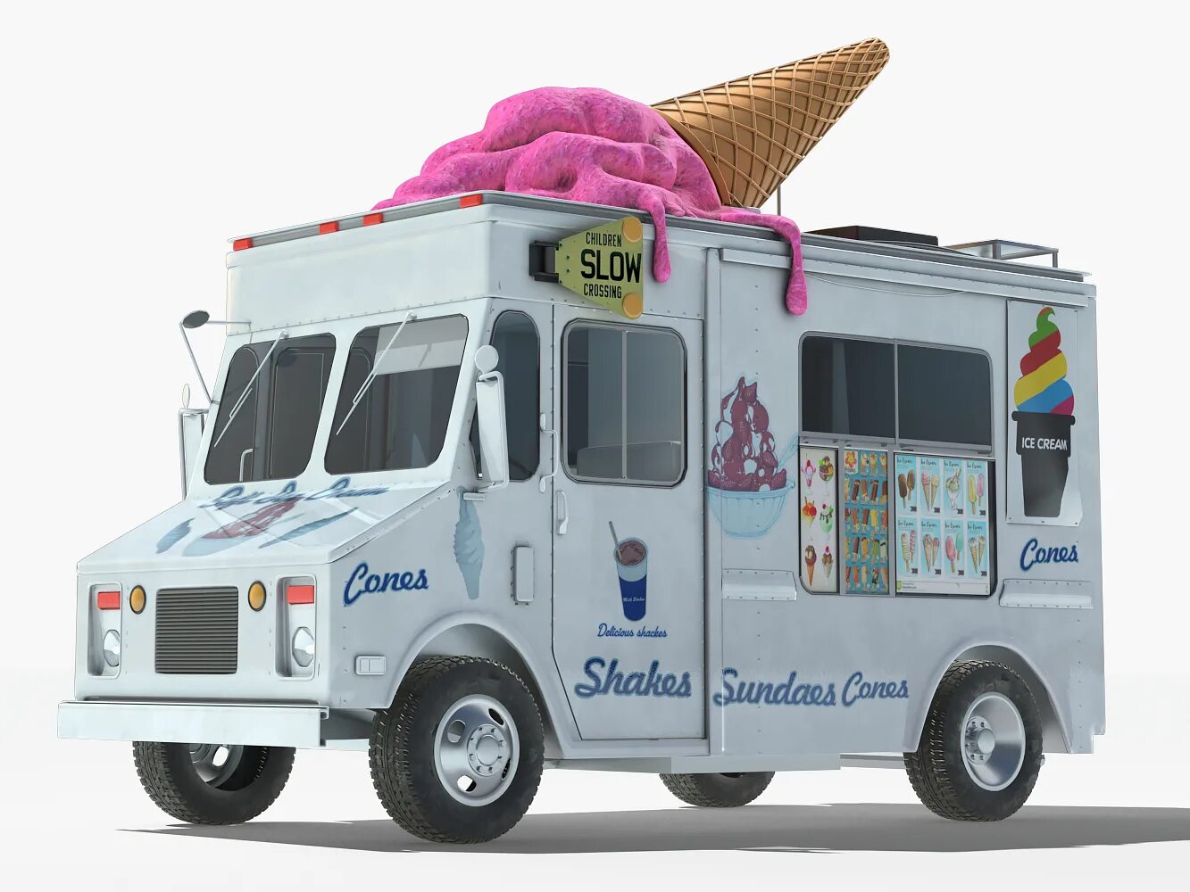 Машина мороженщика ice cream. Машина мороженщика ice cream. Машина мороженного. Фургон ice-cream van (92659). Грузовик мороженщика.