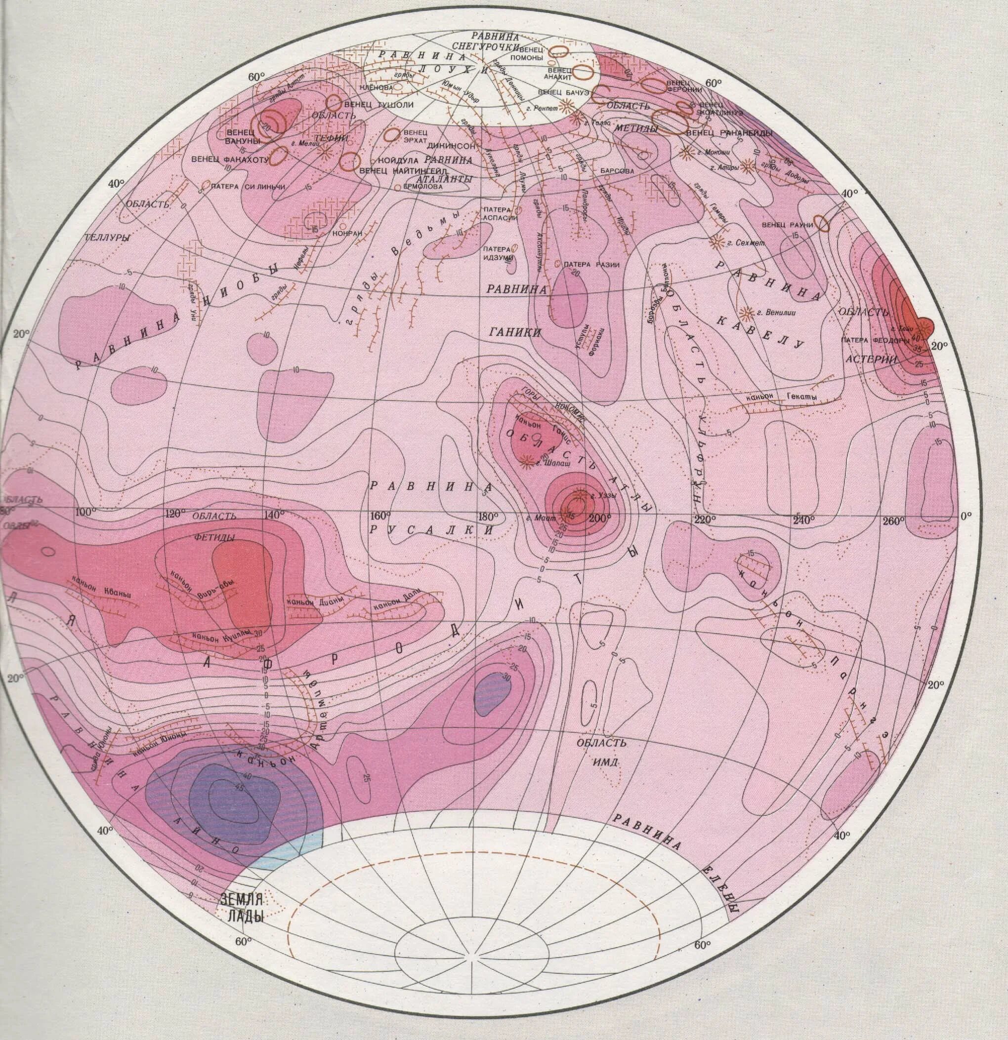 Планета карта магазинов. Карта Венеры. Картография Венеры. Топографическая карта Венеры. Географическая карта Венеры.